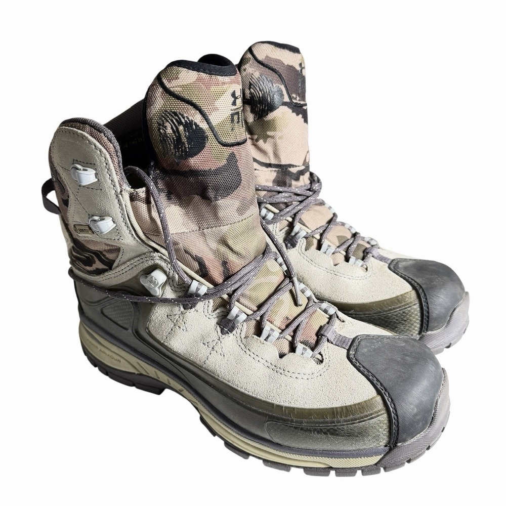 Under Armour Brow Tine Hunting Boots Men 8.5 Gore-Tex Scent Control